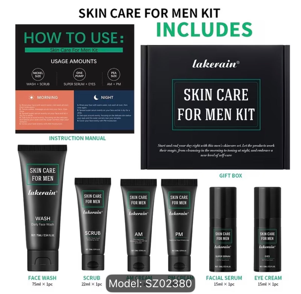 Men and women skin care ‼️
