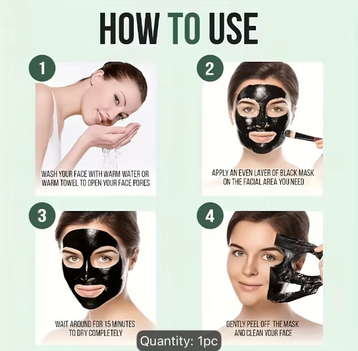 Charcoal Facial mask buy one get one free🔥‼️