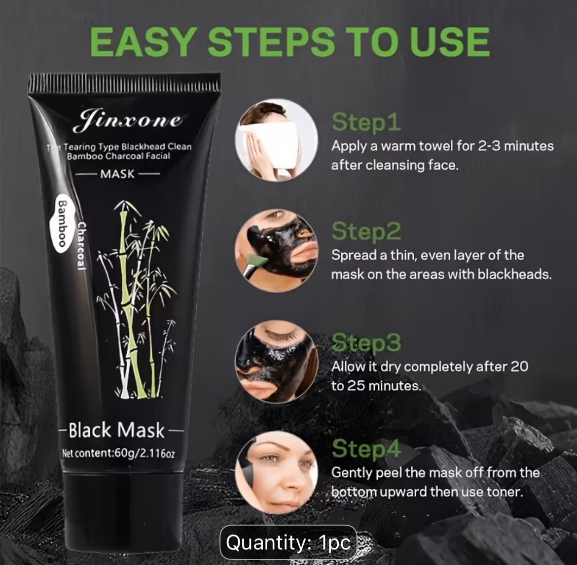 Charcoal Facial mask buy one get one free🔥‼️