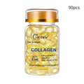 1 Bottle of 90 Capsules of Collagen Moisturizing Skin Care Essence, Containing Collagen to Nourish, Moisturize, and Brighten the Skin, Making It Smooth, Delicate, and Elastic Individually Packaged, a Must-Have Travel Item.
