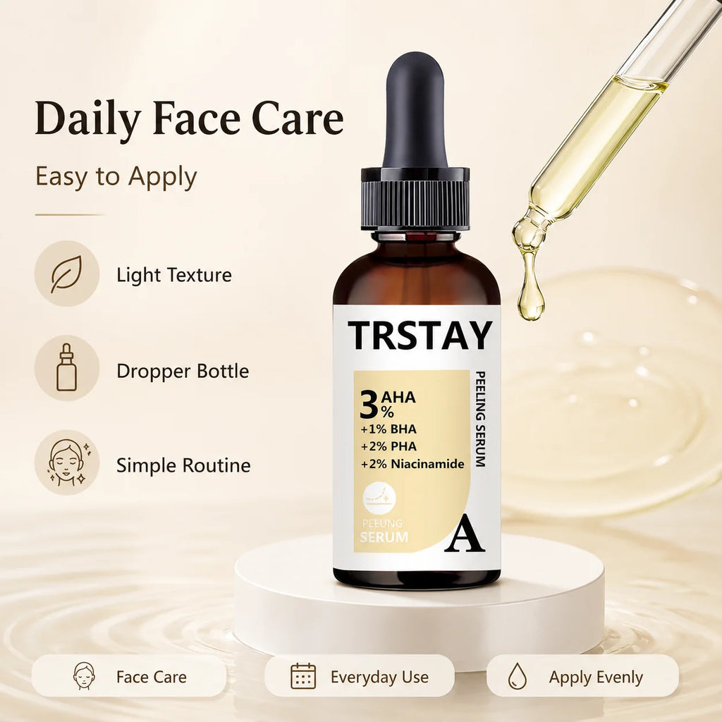 Delicate Smooth Skin-Friendly Facial Care Essence Serum, Refreshing Fast-Absorbing Non-Heavy Non-Sticky Texture, Daily Basic Hyd