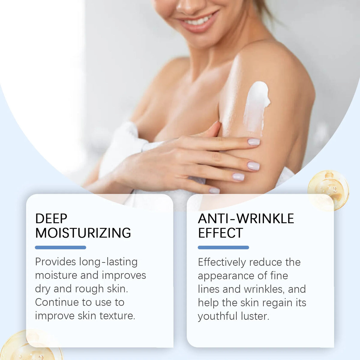 Light Line Cream Skin Care Nourishes The Skin, Revitalizes It with Youthful Vitality, Balances Skin Tone, and Is A Body Lotion
